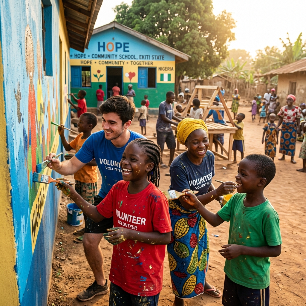 Hopeful community in Nigeria